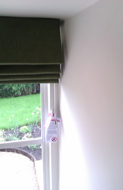 Lined roman blind - Made to measure, Stow on the Wold