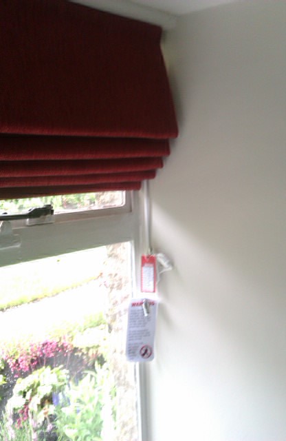 Lined roman blind - Made to measure, Stow on the Wold