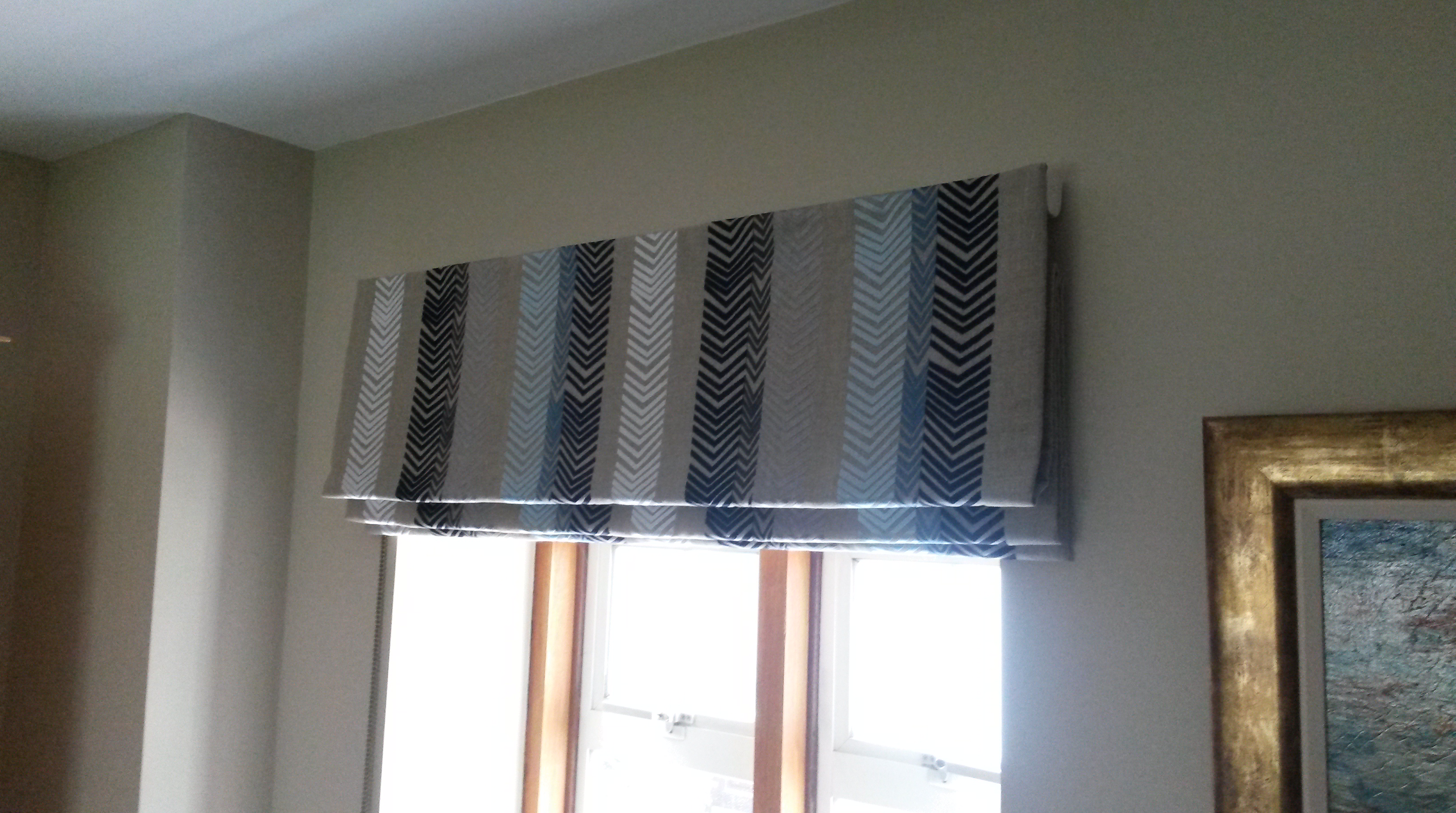 Kit Kemp Bookends used for made to measure roman blind - Oxford