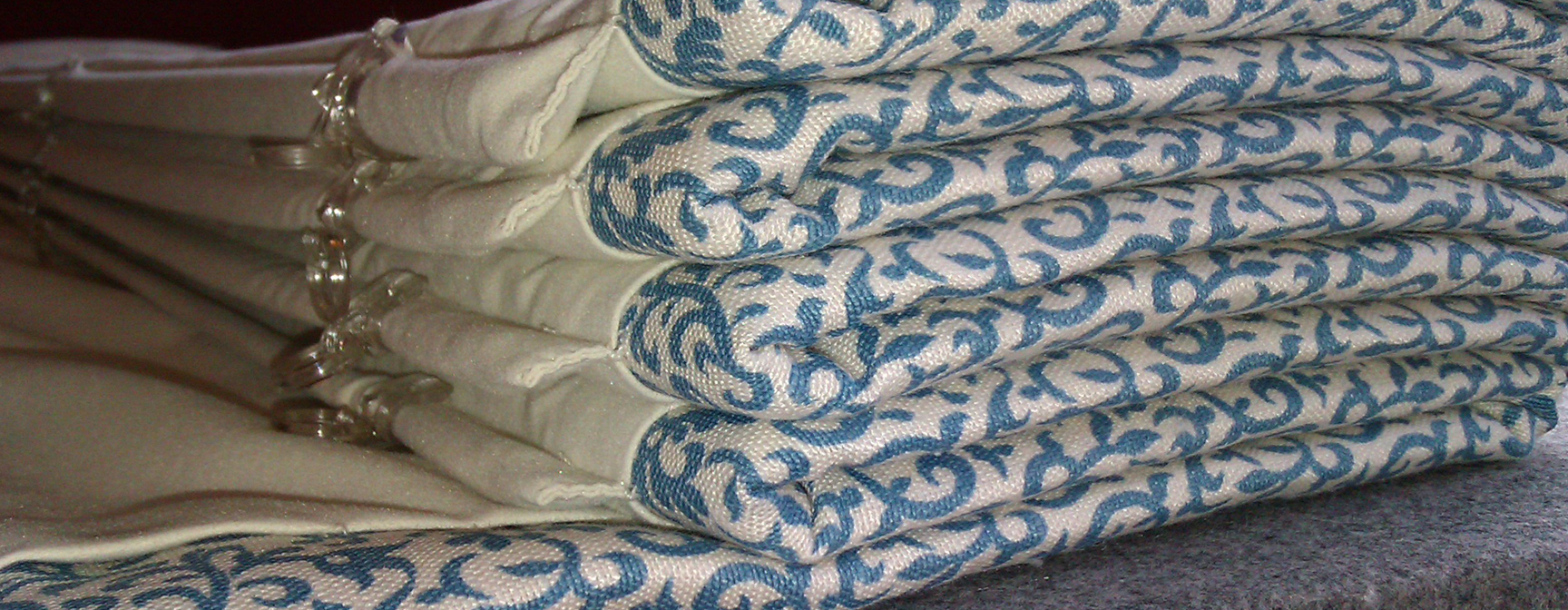 Roman blind - bespoke made to measure - detail