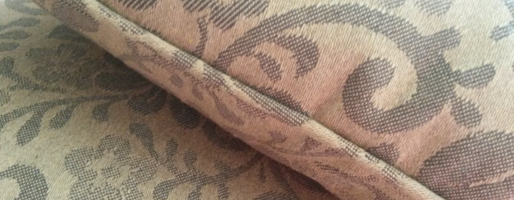 Piped and zipped floral cushions - bespoke Gloucestershire